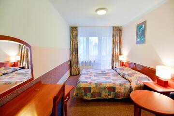 Фото номера Двухместный номер с 1 кроватью Отель Elita Hotel &amp; Restauracja г. Ивонич-Здруй 2